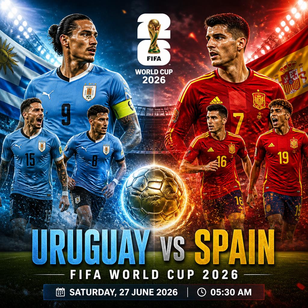 Uruguay vs Spanyol 2026 Viral! Odds Sportbook Bikin Player Syok Bet
