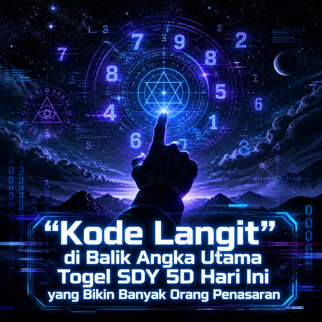 Fenomena “Kode Langit” di Balik Angka Utama Togel SDY 5D Hari Ini yang Bikin Banyak Orang Penasaran