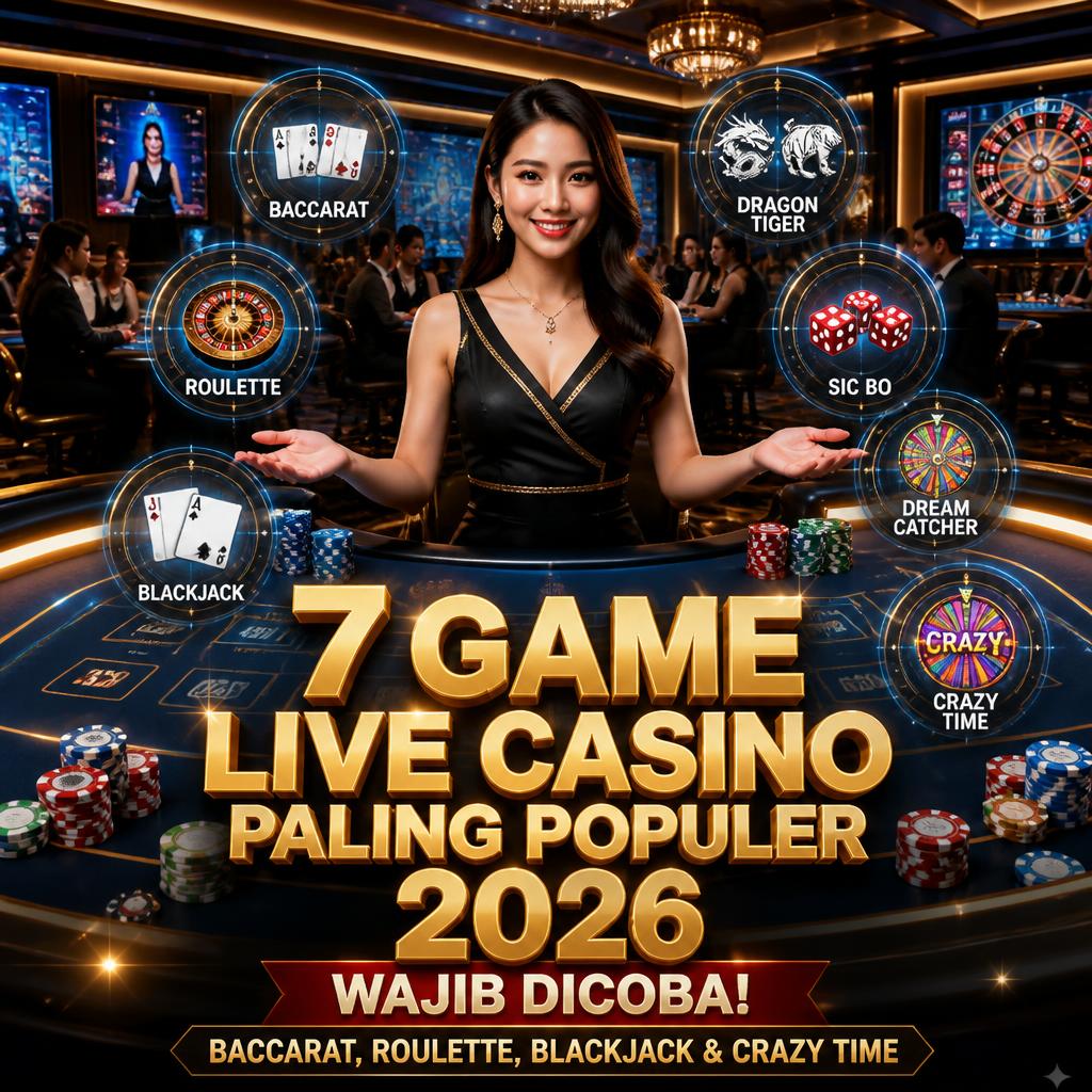 7 Game Live Casino Paling Populer yang Wajib Dicoba Tahun 2026