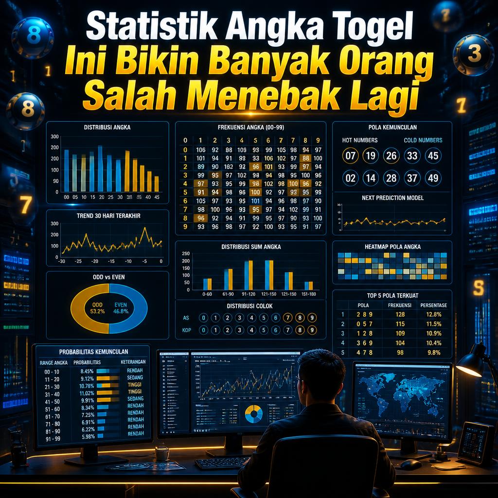 Statistik Angka Togel Ini Bikin Banyak Orang Salah Menebak Lagi